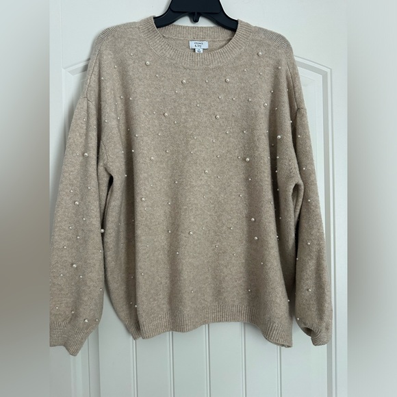 Plus Size Pearl Jewel Sweater - Picture 3 of 5